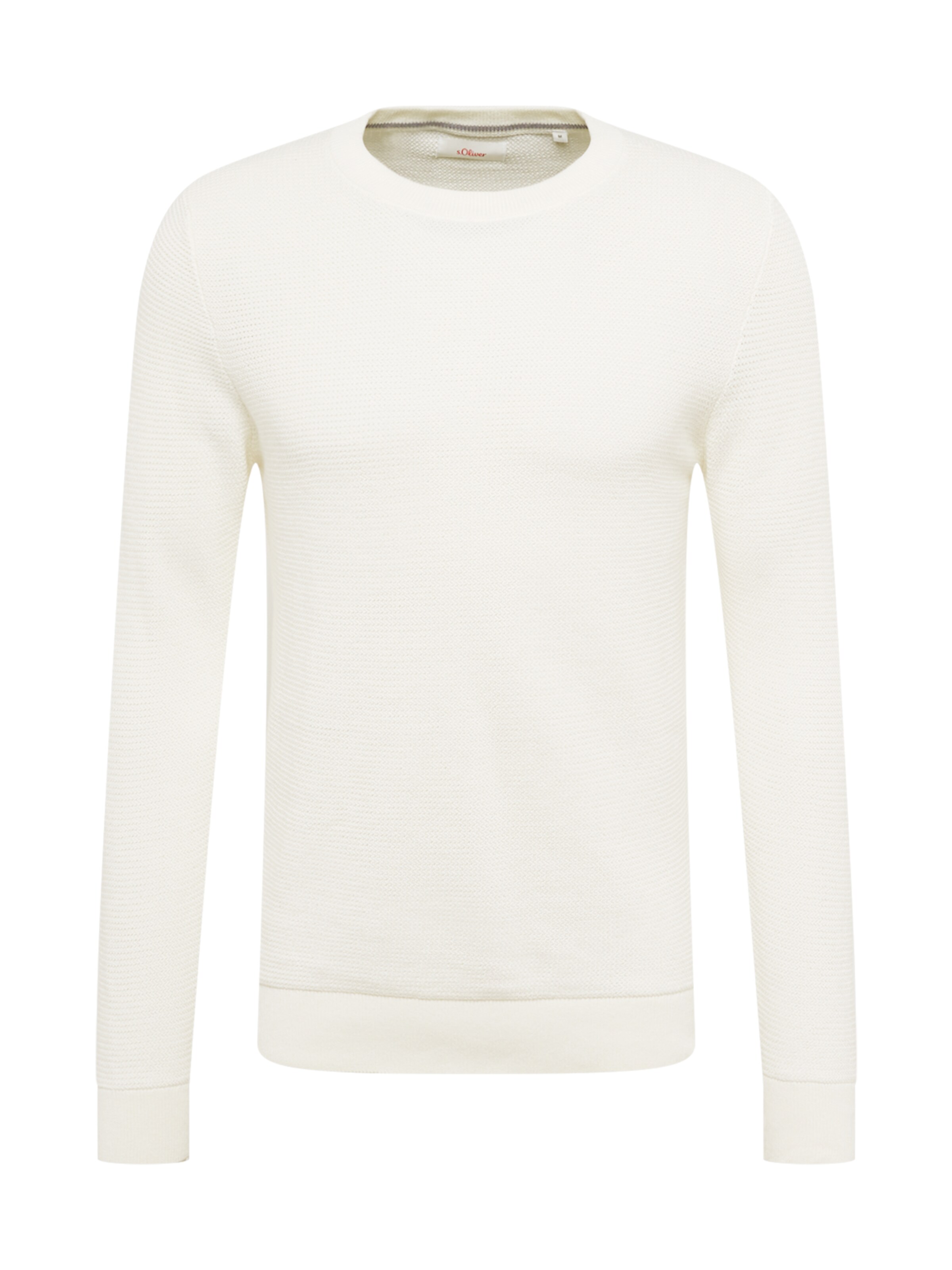 s.Oliver Sweater in White: front