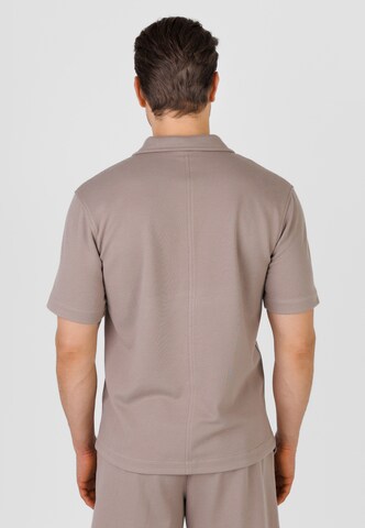 Coupe regular Chemise 'Tim Hemdzko' Kleinigkeit en gris