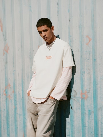 Pull&Bear Shirt 'STWD' in White