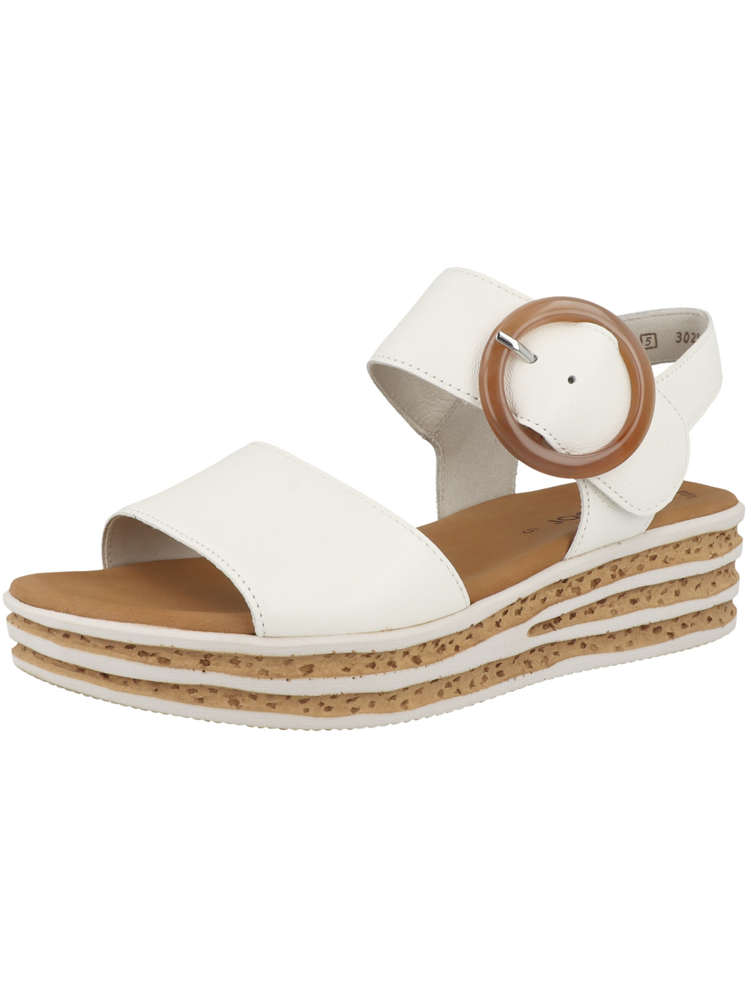 GABOR - Sandália em branco: frente