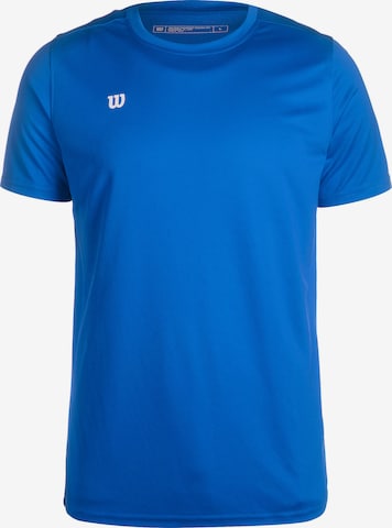 T-Shirt fonctionnel WILSON en bleu : devant