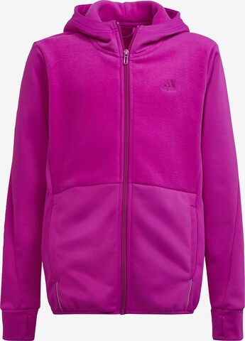 ADIDAS PERFORMANCE Funktionsfleecejacke in Pink: predná strana