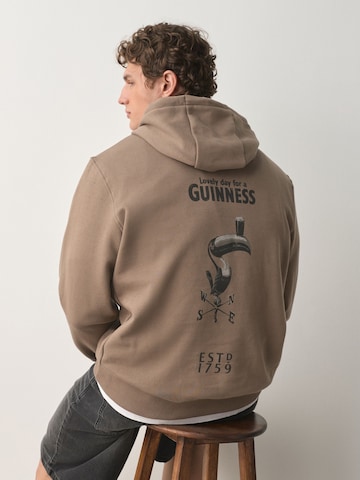Sweat-shirt Next en beige : devant