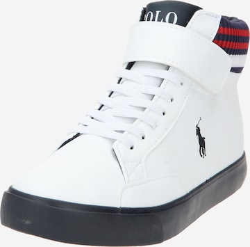Polo Ralph Lauren Μπότες σε λευκό: μπροστά