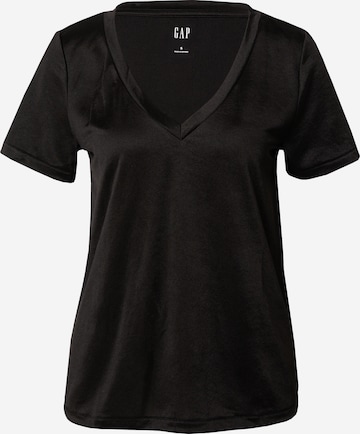 GAP - Camiseta en negro: frente