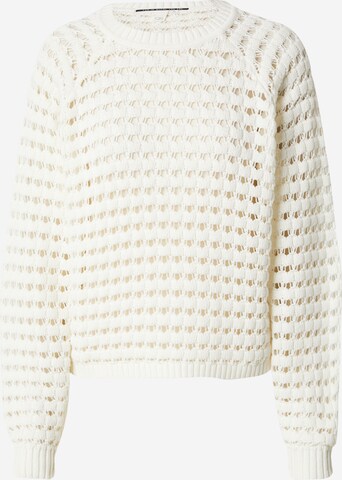 QS Pullover i hvid: forside