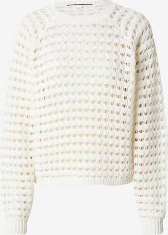 QS Sweater in White: front