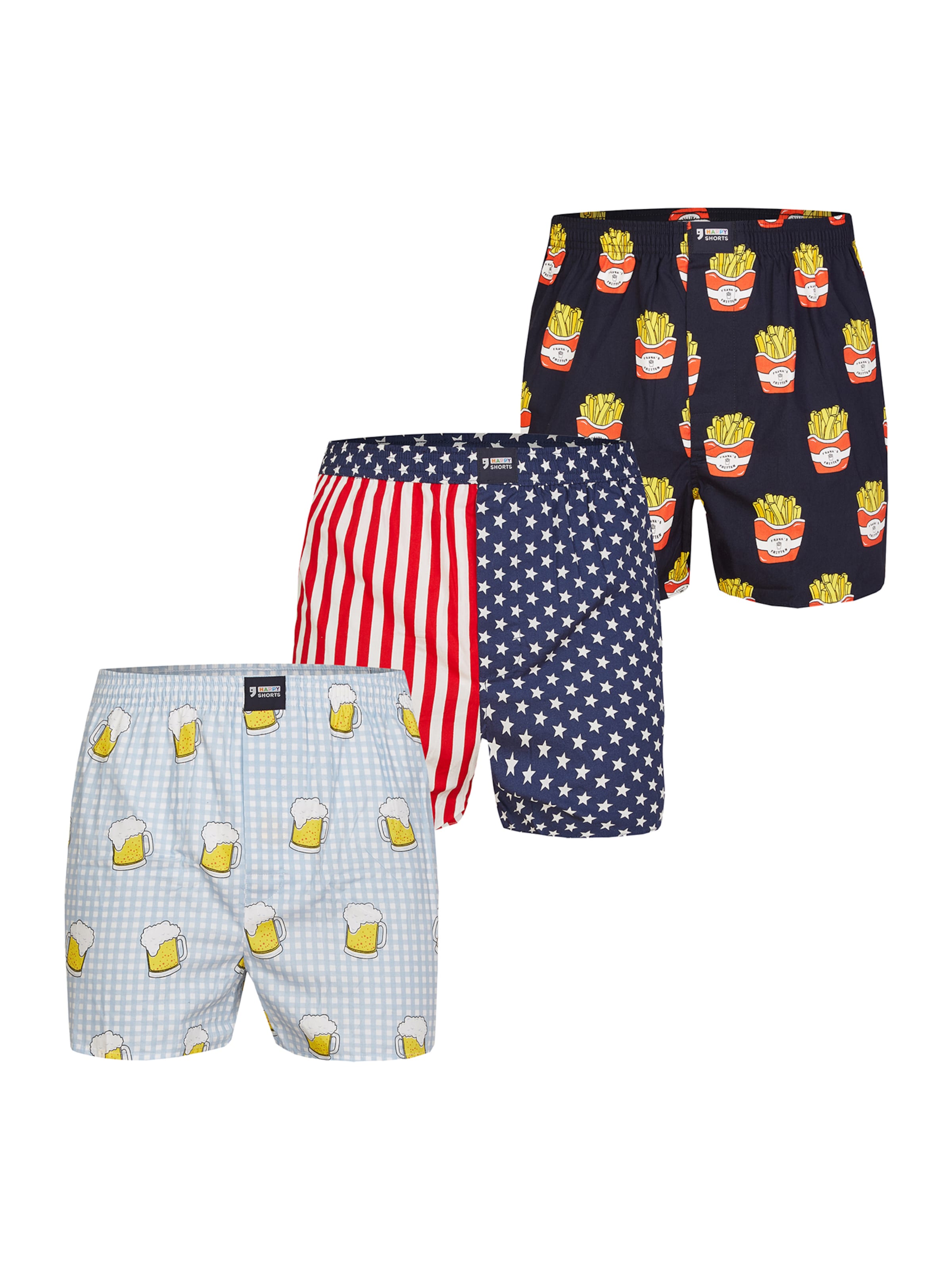 Boxers 'Print Sets' Happy Shorts en mélange de couleurs : devant