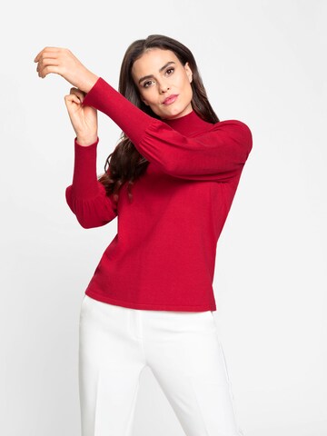 heine - Pullover em vermelho: frente