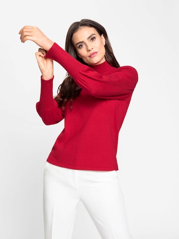 Pullover di heine in rosso: frontale