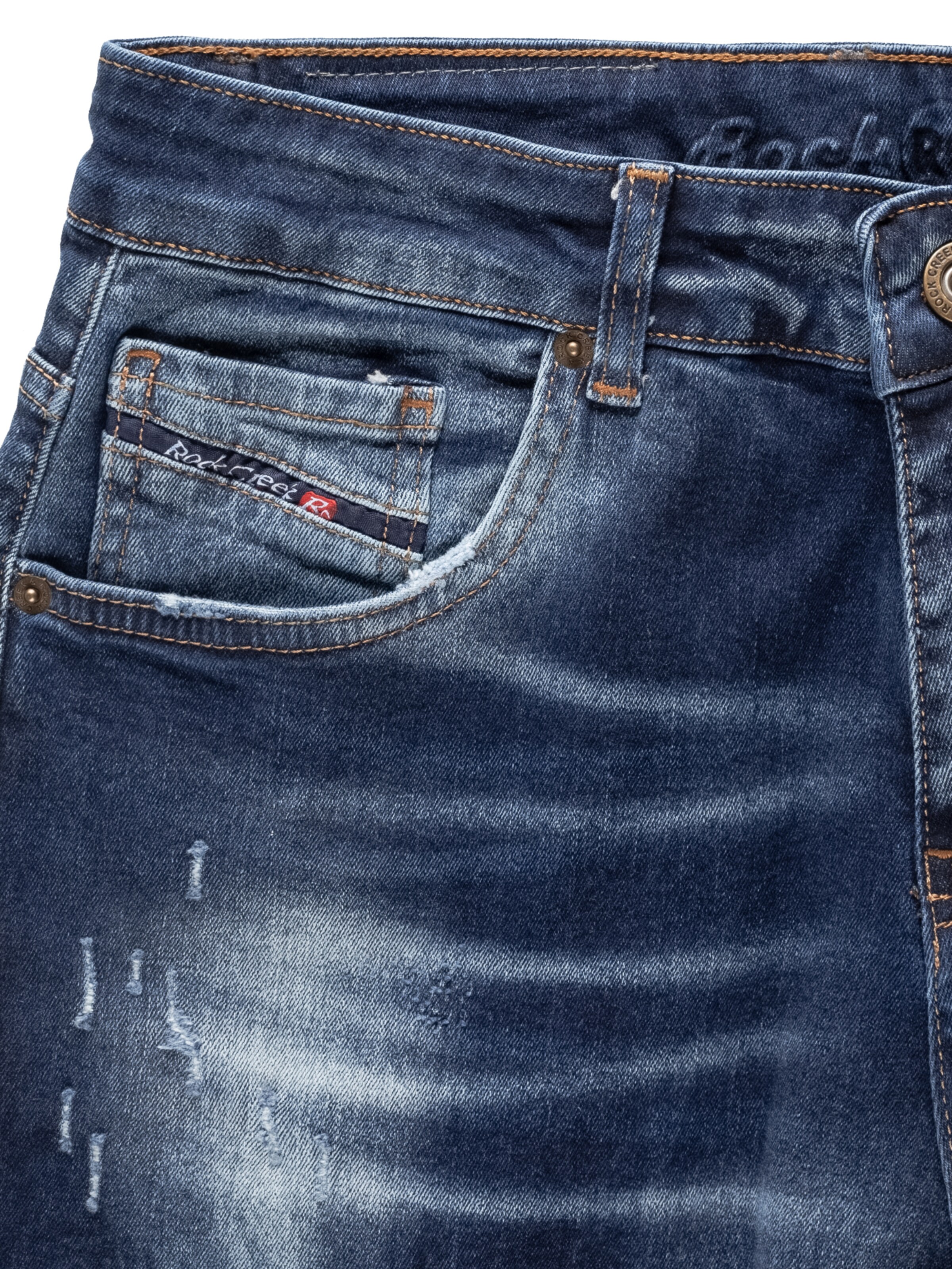Rock Creek Regular Jeans in Blau