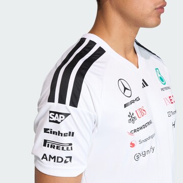 ADIDAS PERFORMANCE Functioneel shirt 'Mercedes-Amg Petronas Formula 1 Team Driver' in Wit