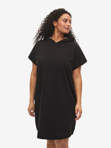 Zizzi Kleid 'CHARLINE' in Schwarz: predná strana