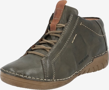 JOSEF SEIBEL Lace-Up Shoes 'Felicia 05' in Green: front