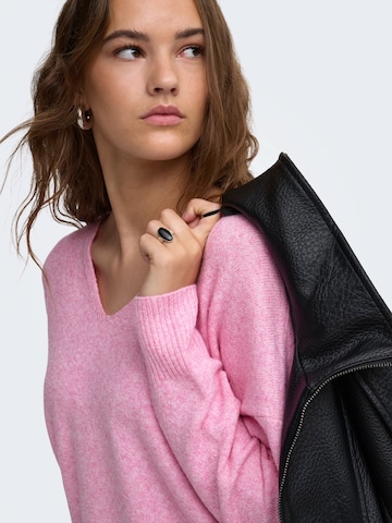 ONLY Pullover 'ONLRICA' in Pink