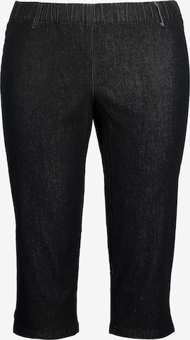 Ulla Popken Skinny Jeans 'Sienna' in Blauw: voorkant