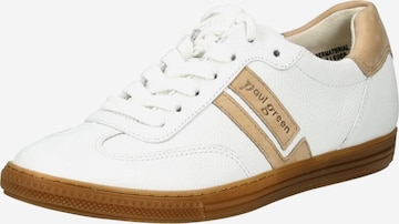 Baskets basses Paul Green en blanc : devant