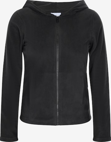 melns faina Athlsr Flīsa jaka: no priekšpuses