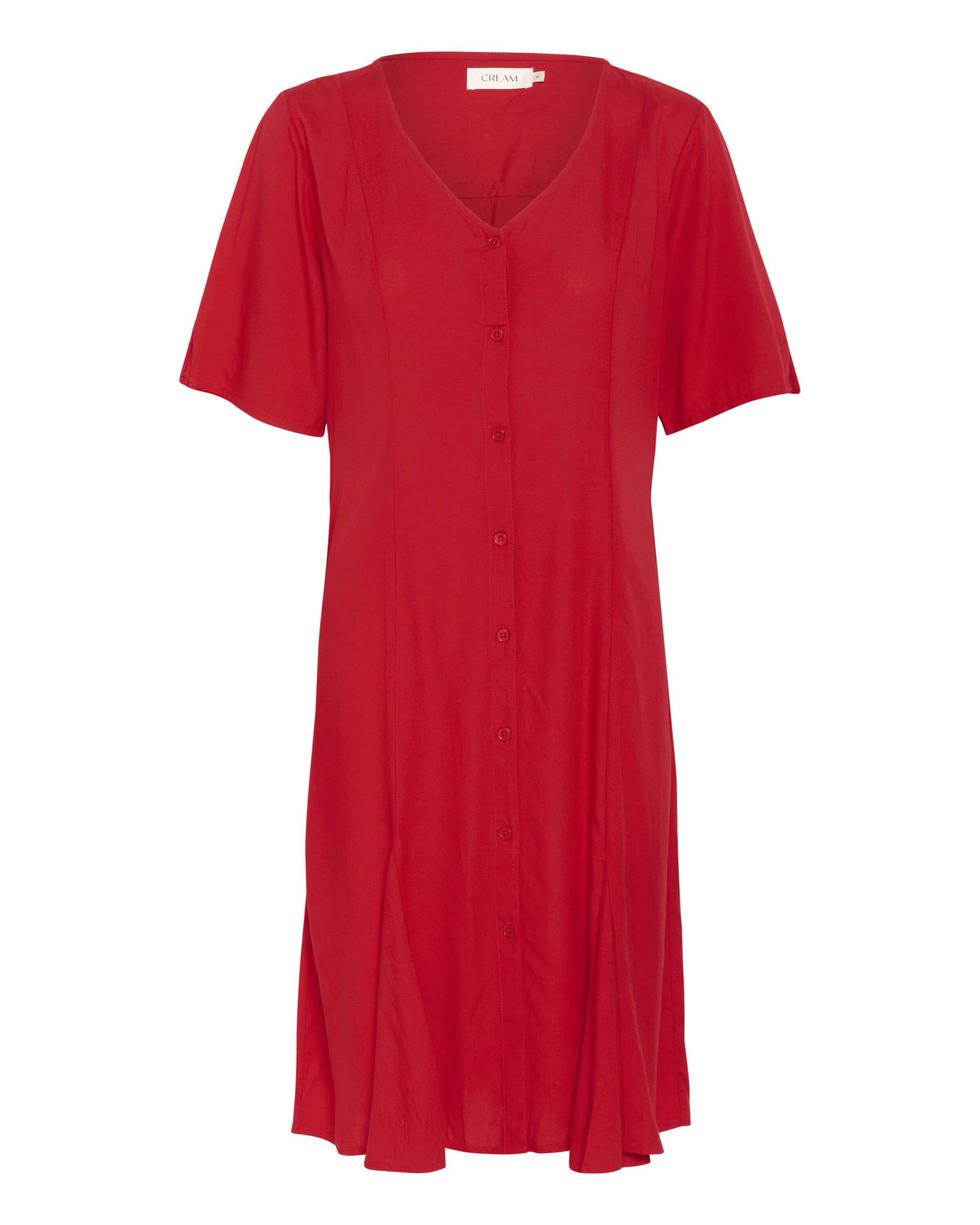 Robe 'CRTiah' Cream en rouge : devant