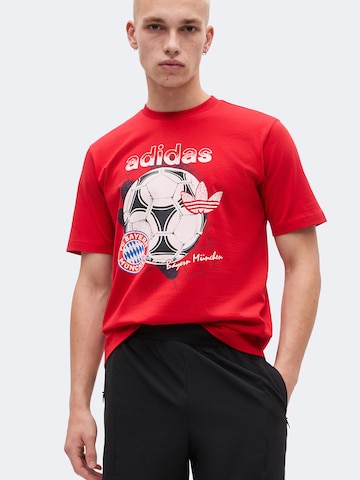ADIDAS PERFORMANCE Λειτουργικό μπλουζάκι 'FCB OG2' σε κόκκινο