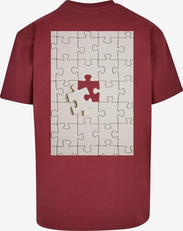 Merchcode Shirt 'Missing Peace' in Rood