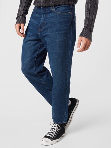 LEVI'S ® Loosefit Jeans '568™ Stay Loose Tapered Crop' in Blauw: voorkant