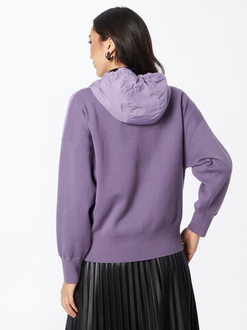 BOSS Orange Sweatshirt 'Fleurine' in Purple