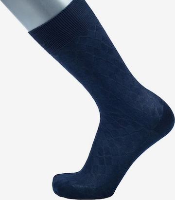 BGents Socks in Blue: front