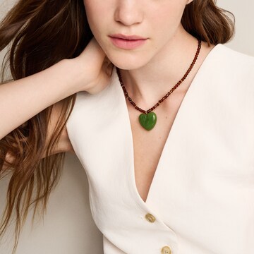 FOSSIL Necklace in Brown: front