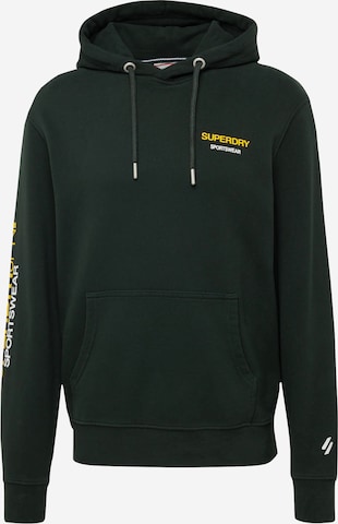 Superdry - Sweatshirt 'Locker' em verde: frente