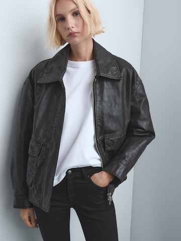 MANGO Skinny Jeans 'NEWISA' in Zwart