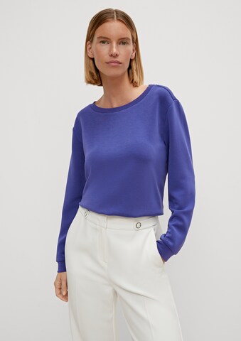 Sweat-shirt COMMA en bleu : devant