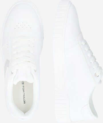 TOM TAILOR Sneaker low i hvid