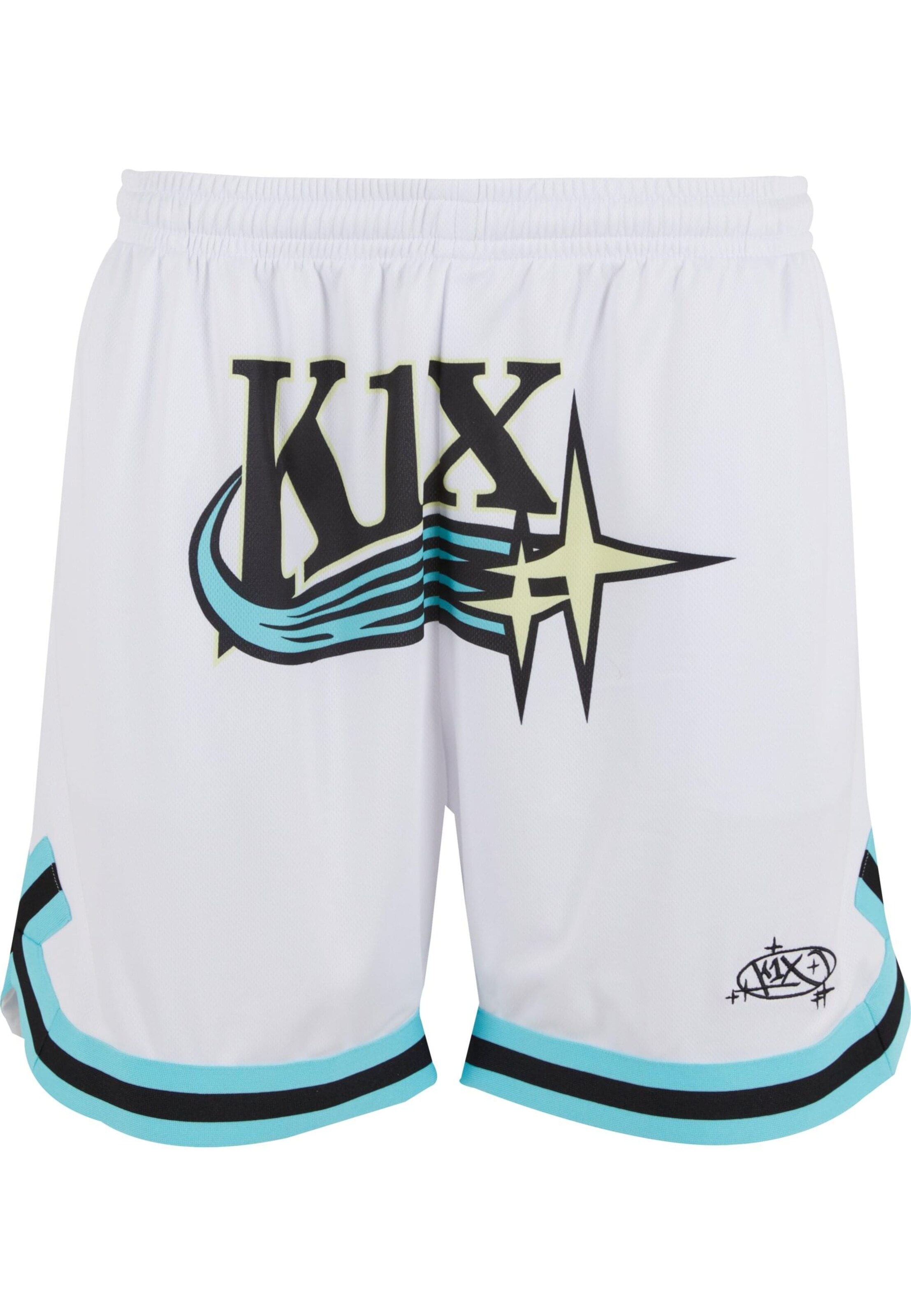 K1X Regular Shorts in Weiß: Vorderseite