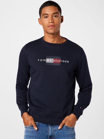 TOMMY HILFIGER Sweatshirt in Blauw: voorkant