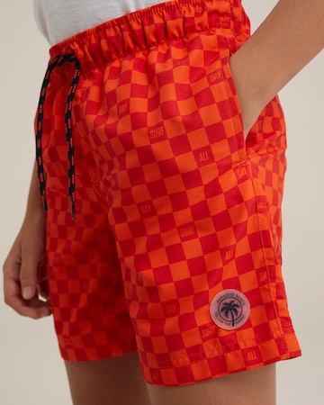 WE Fashion - Bermudas en naranja