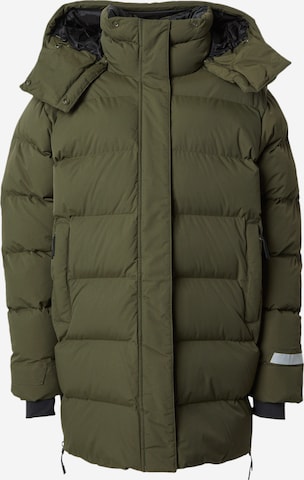 HELLY HANSEN Zimní bunda 'Aspire' – zelená: přední strana