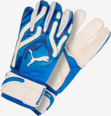 PUMA Athletic Gloves 'Ultra Pro' in Blue: front