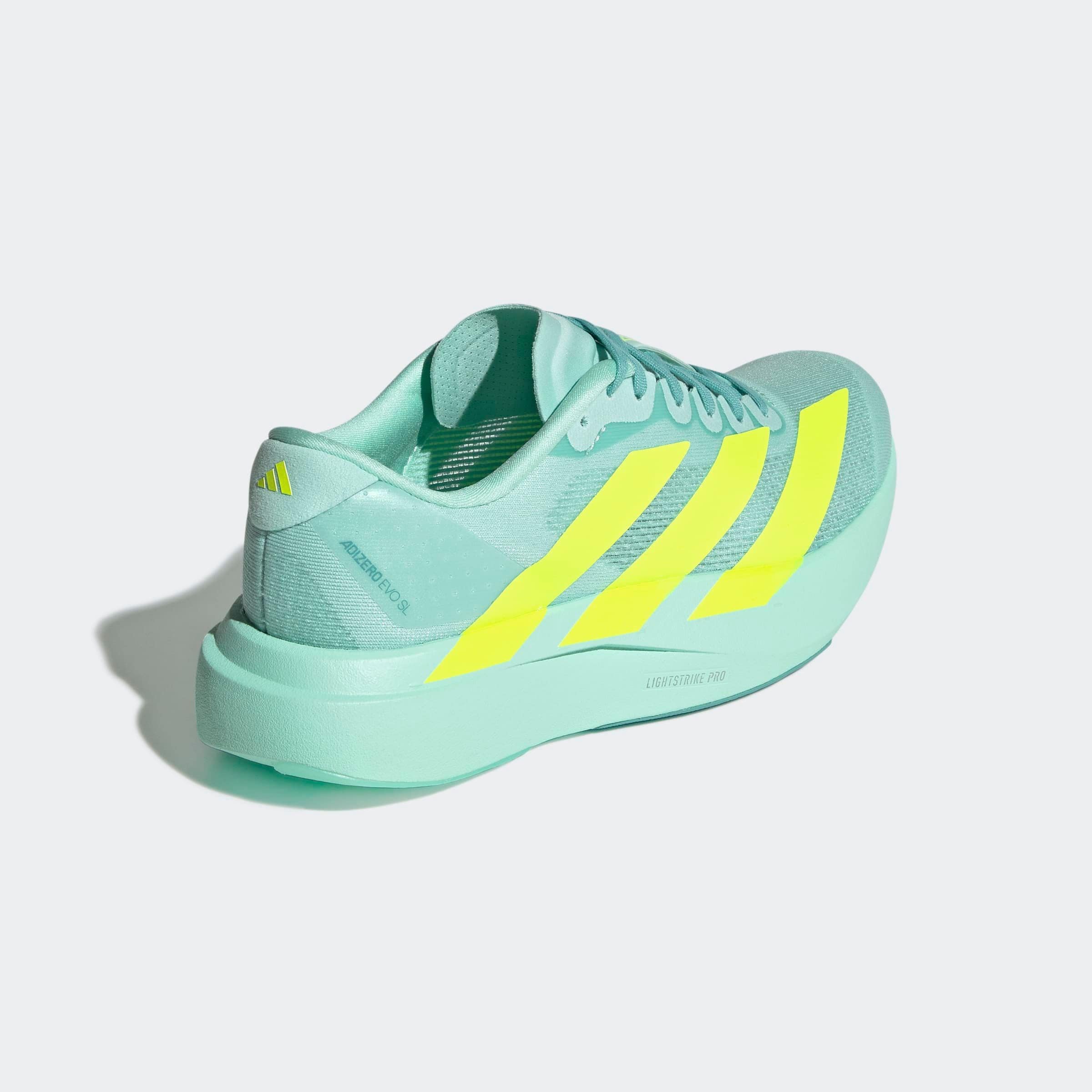 adidas Adizero Evo SL Semi Flash Aqua Lucid Lemon (Women's) — foto 2