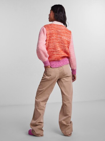 PIECES Sweater 'Felisia' in Orange