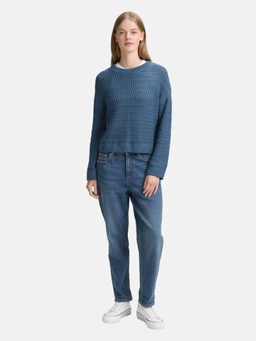 TOM TAILOR DENIM Sweater in Blue