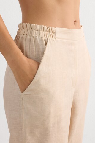 INTIMISSIMI Regular Pants 'The Pure Linen' in Beige