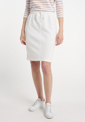 DreiMaster Maritim Skirt in White: front
