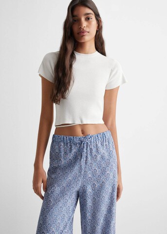 MANGO TEEN Regular Pants 'atenasp' in Blue: front