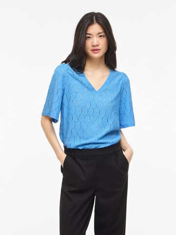 Chemisier 'VIMARCELLA' VILA en bleu : devant