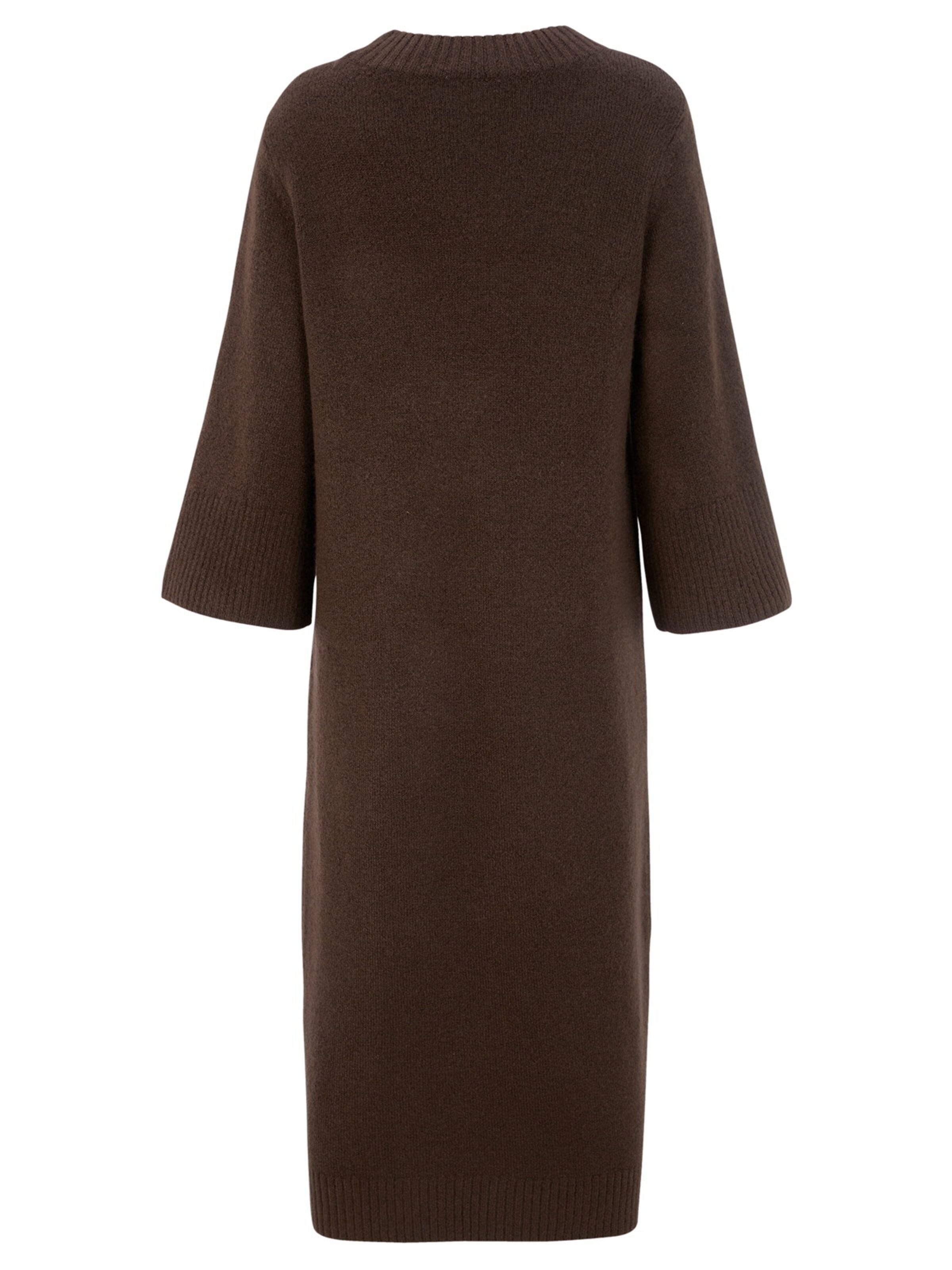 Cellbes of Sweden Gebreide jurk in Bruin