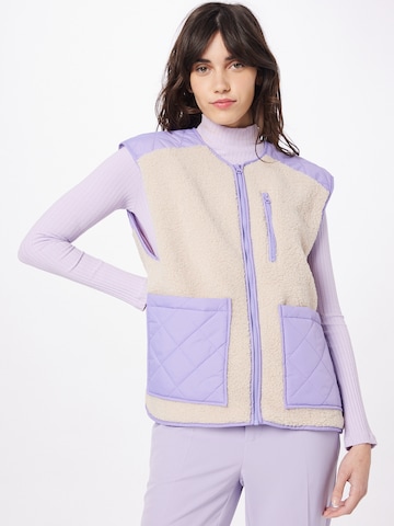 Gilet Moves en violet : devant