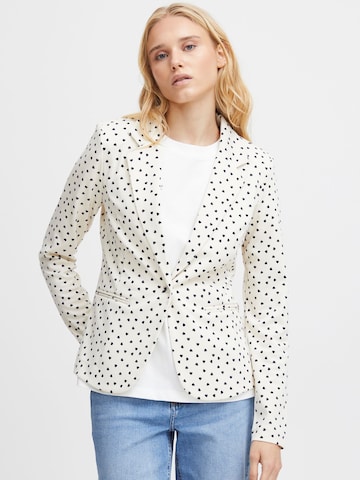 Blazer 'Kate' di ICHI in beige: frontale