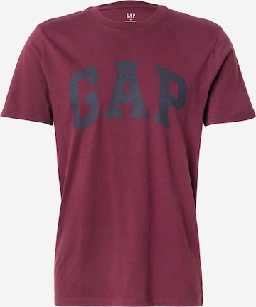 T-Shirt GAP en rouge : devant