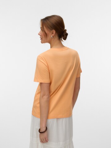 oranžinė VERO MODA Marškinėliai 'VMPAULINA'